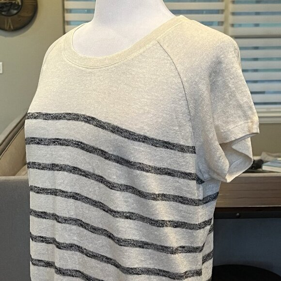 NWT $140 Comptoir Des Cotonners Linen Cotton Dress Size US Large FR XL EU XL - Picture 6 of 16